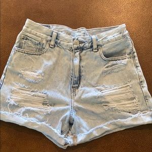 american eagle mom shorts